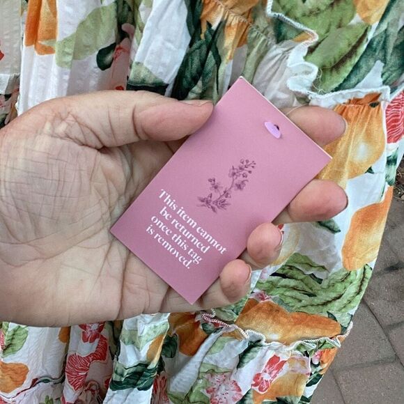 NWT Ivy City Co. Phoebe Sun Dress Women’s XXS Fruit Pattern Ruffled - Picture 4 of 8